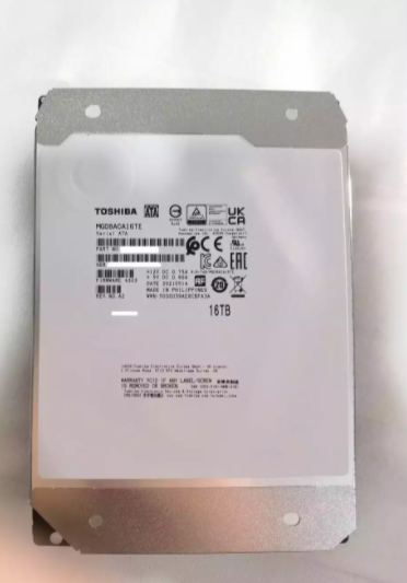 東芝16t SATA MG08ACA16TE企業(yè)級(jí)硬盤